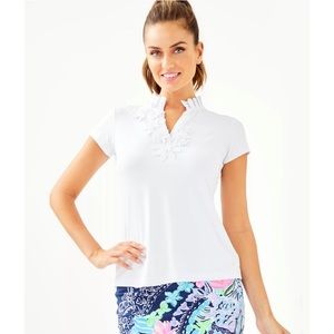 Lilly Pulitzer Frida Luxletic Flower Polo
